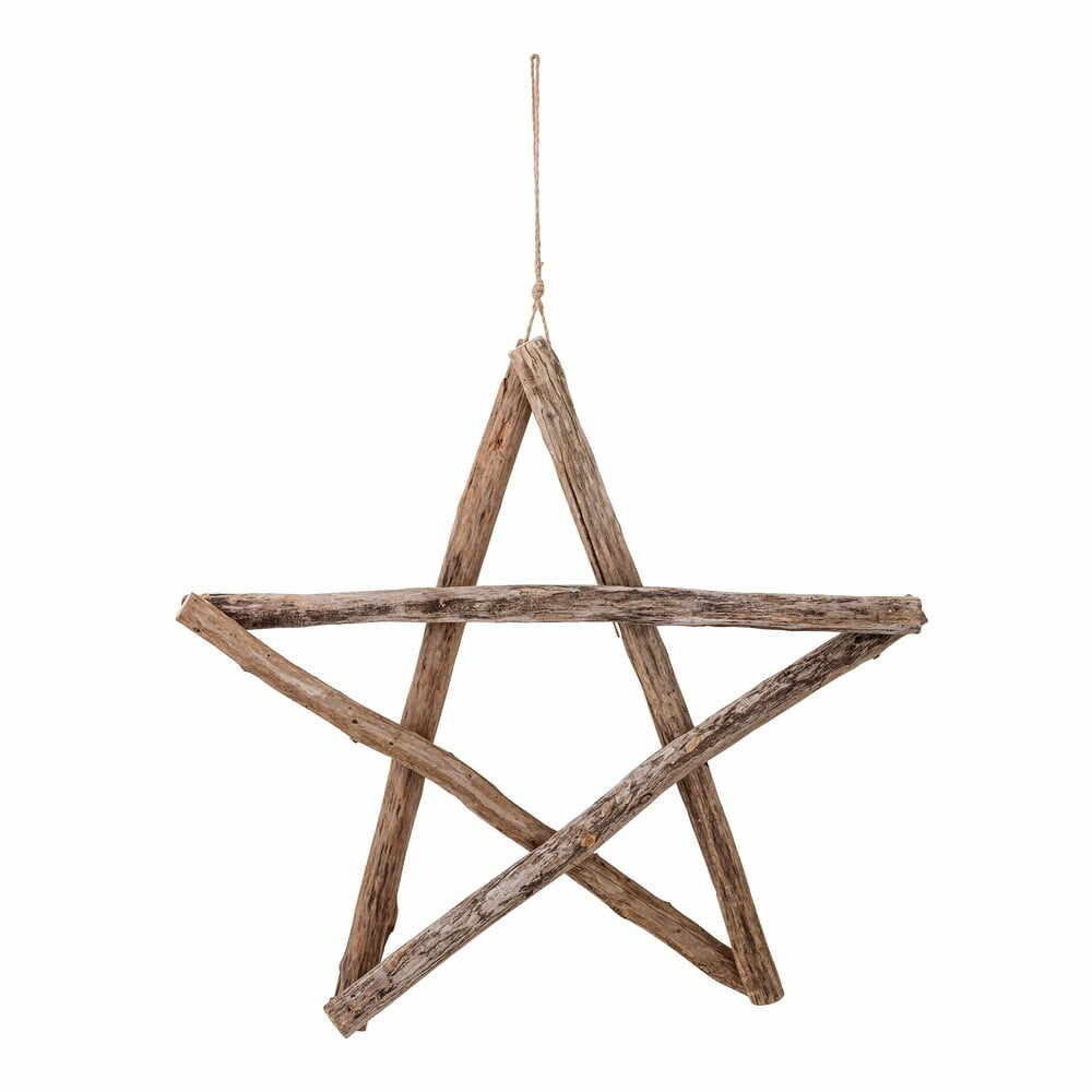 Ornament de Crăciun din lemn pentru suspendat Bloomingville Rai