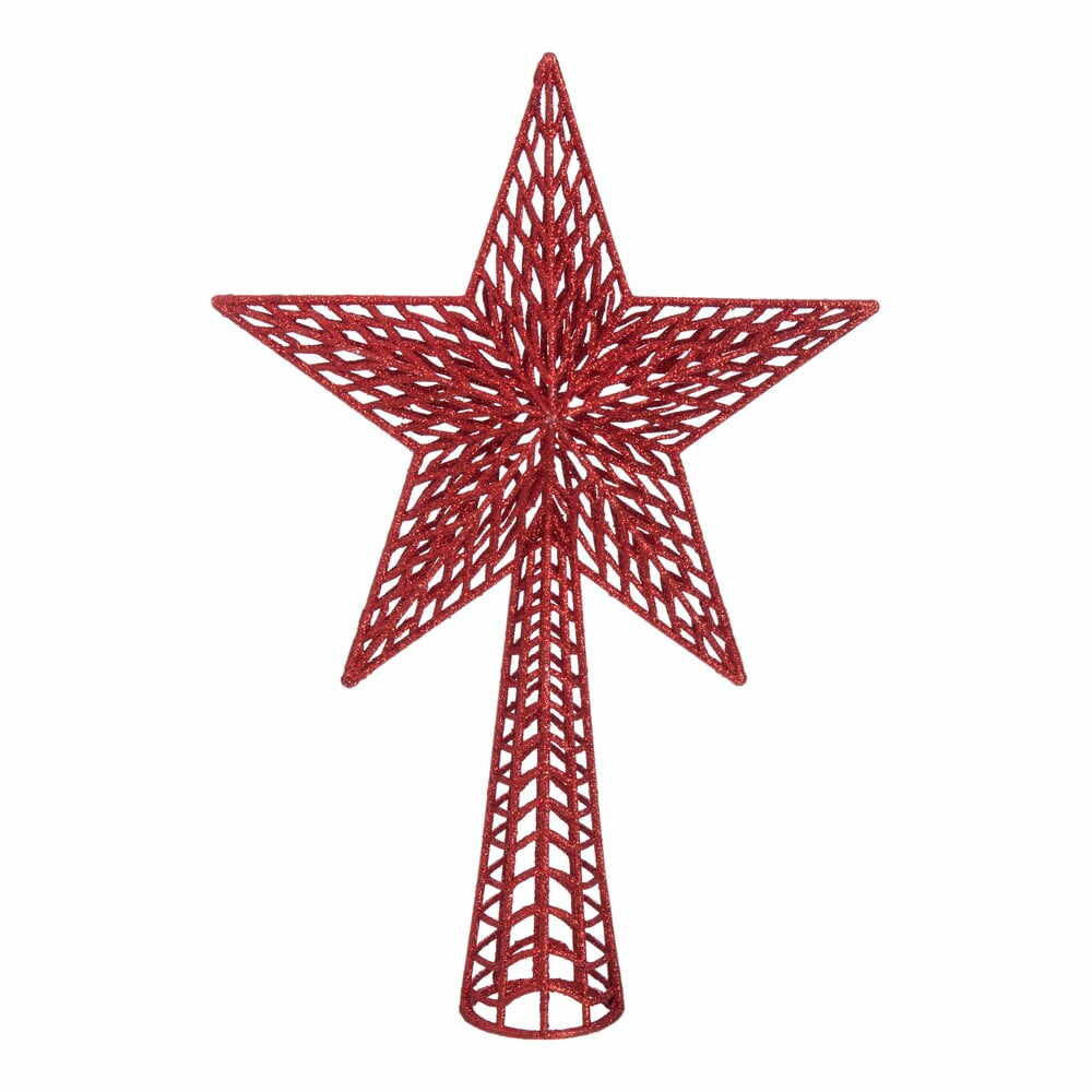 Vârf roșu pentru pomul de Crăciun Casa Selección, ø 25 cm