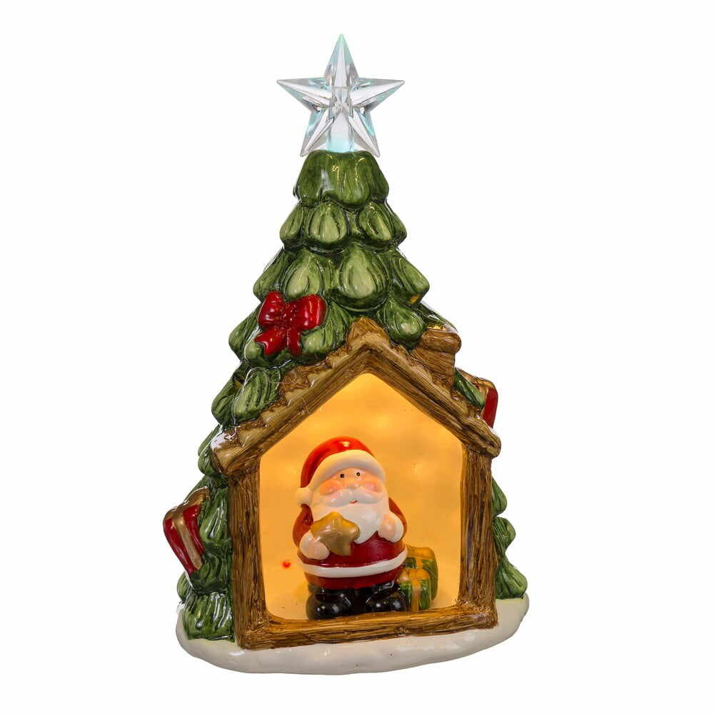 Decorațiune luminoasă de Crăciun din ceramică Casa Selección